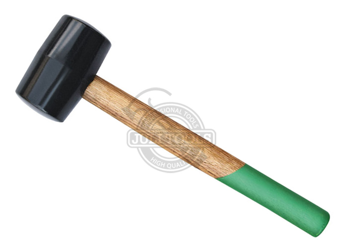 Rubber Hammer Wooden Handle