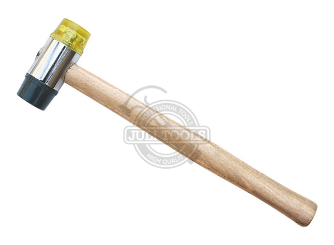 Rubber Hammer Wooden Handle