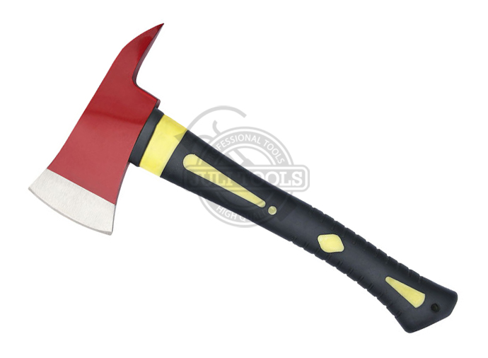 Axe With Double Plastic-Coating Handle