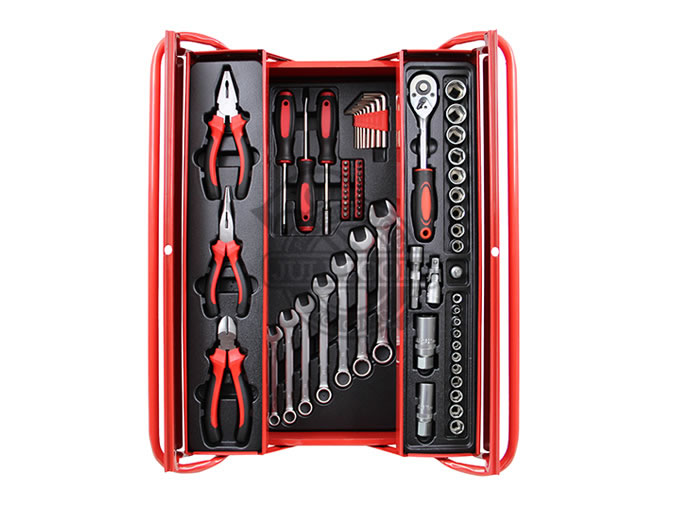 67pcs tool set in 3-tier matel tool box